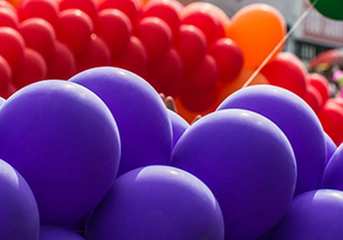 balões coloridos personalizados