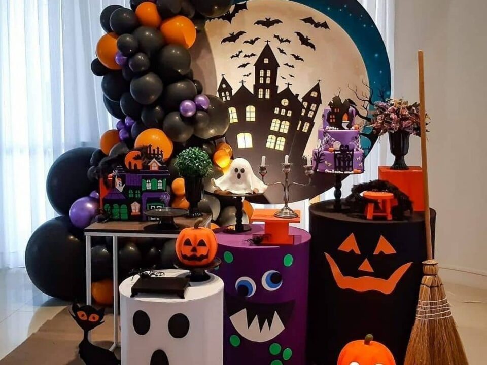 decoração de halloween