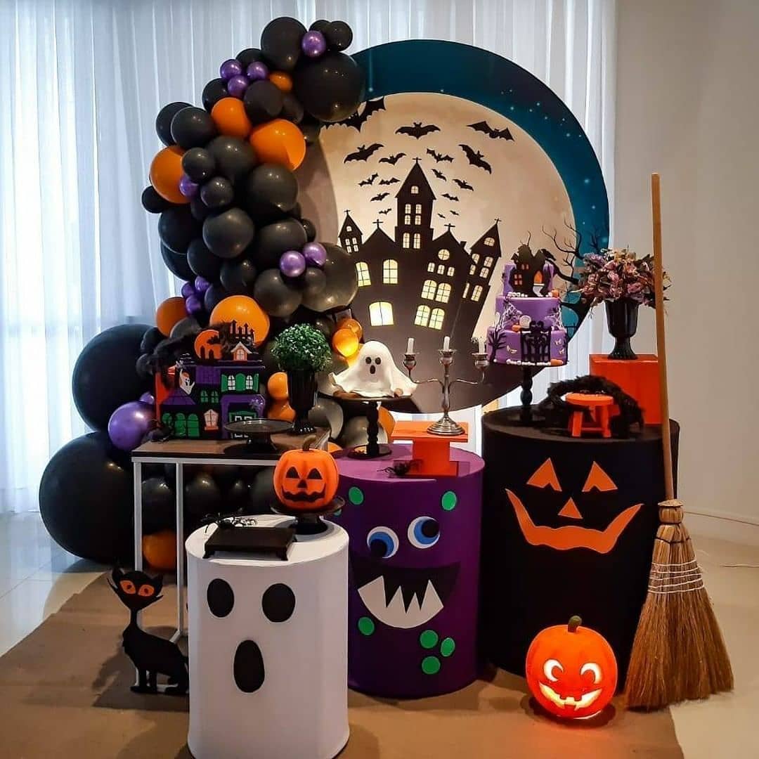 decoração de halloween