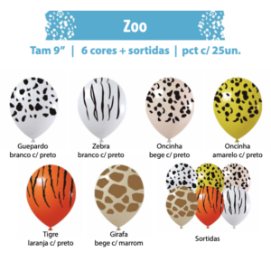 balões estampados