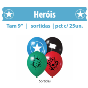 balões estampados