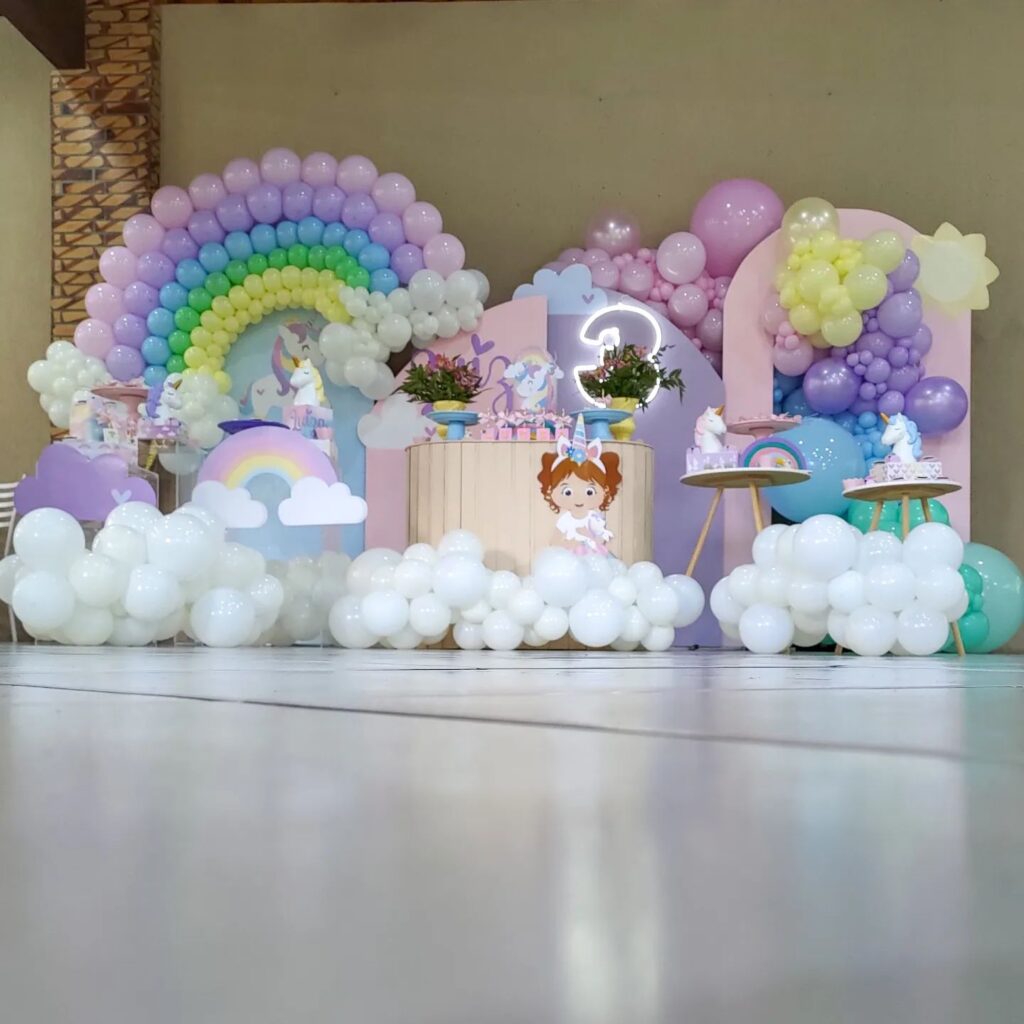 decorações usando balões joy