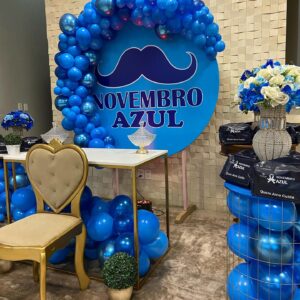 decoração novembro azul