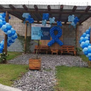 decoração novembro azul