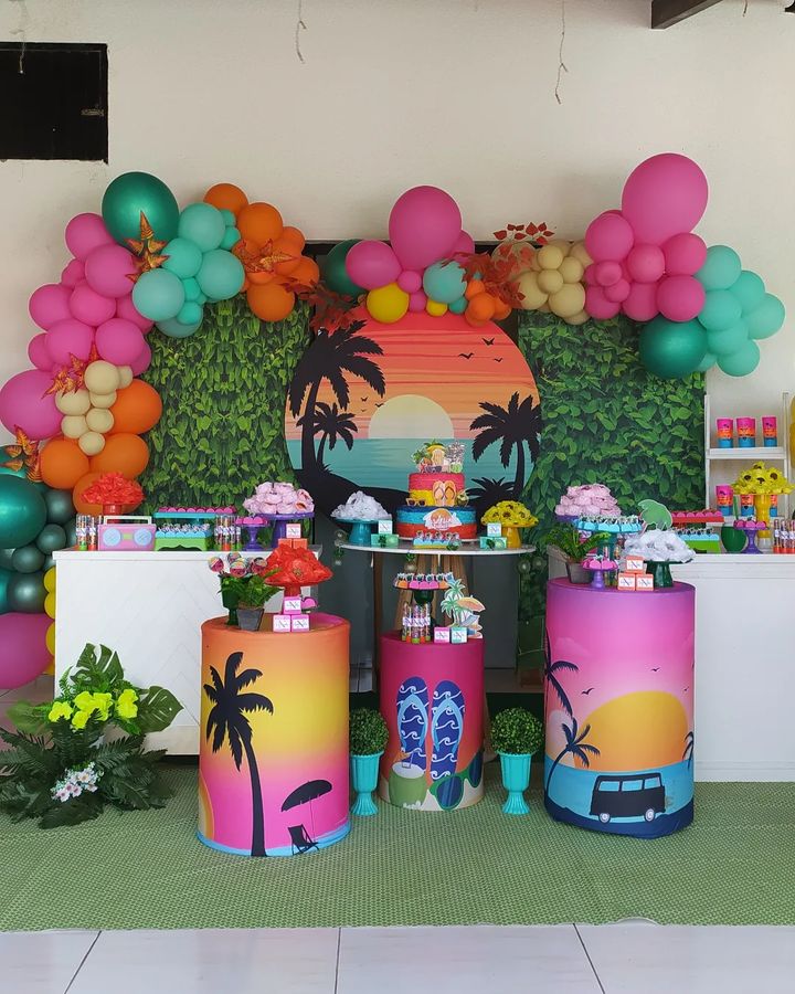 decoração tropical