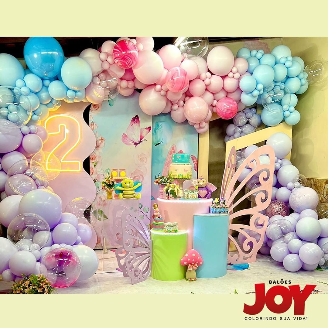decorações com balões joy