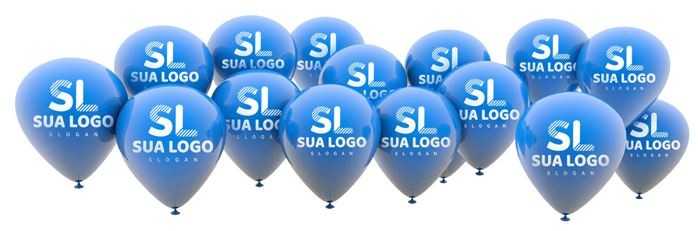 sua logo balões