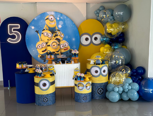 decoração festa infantil minions 