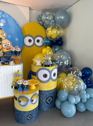 decoração minions 