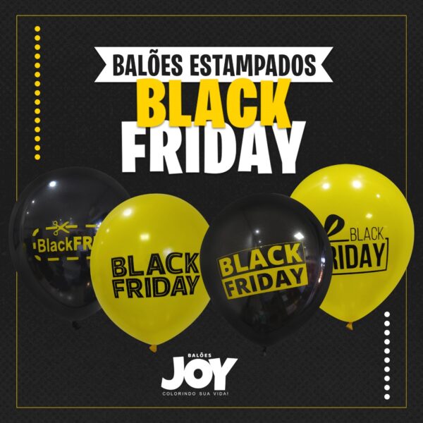 balões joy para black friday