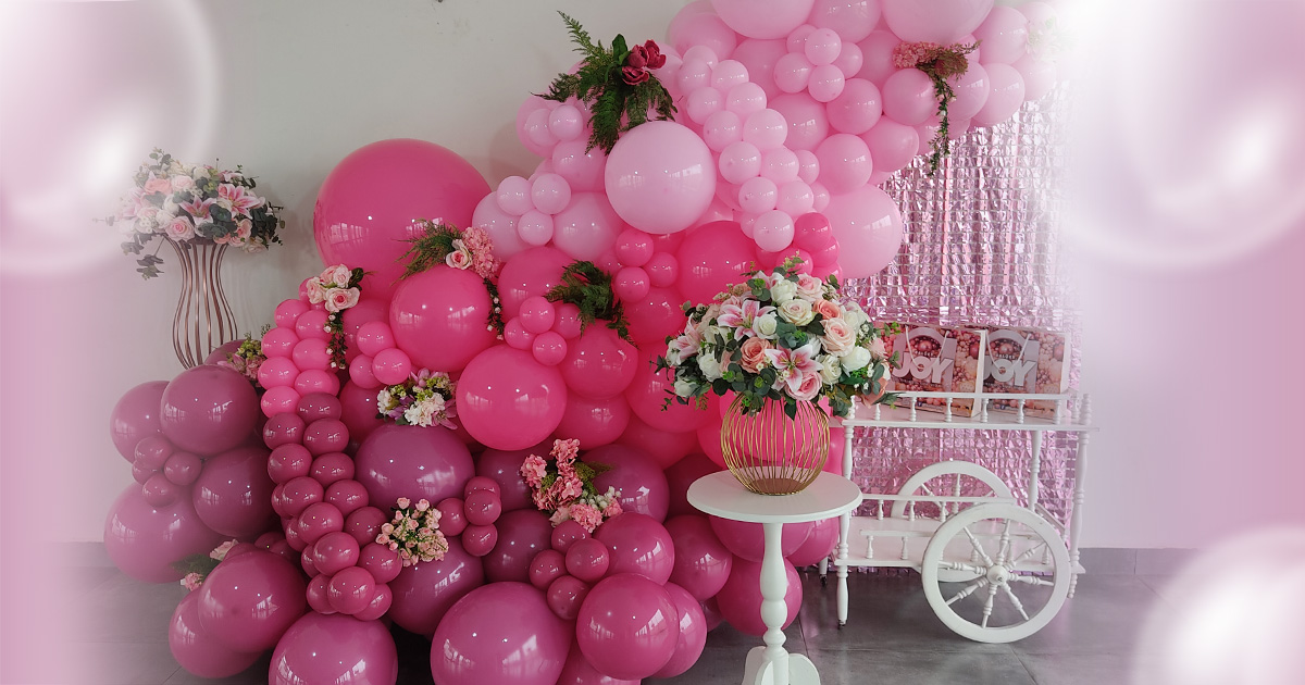 Balão rosa